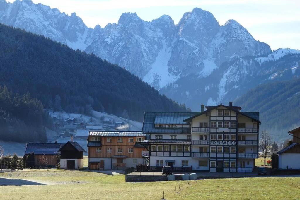 Das Almsternderl - Gemuetliche Wohnung In Gosau Luaran gambar