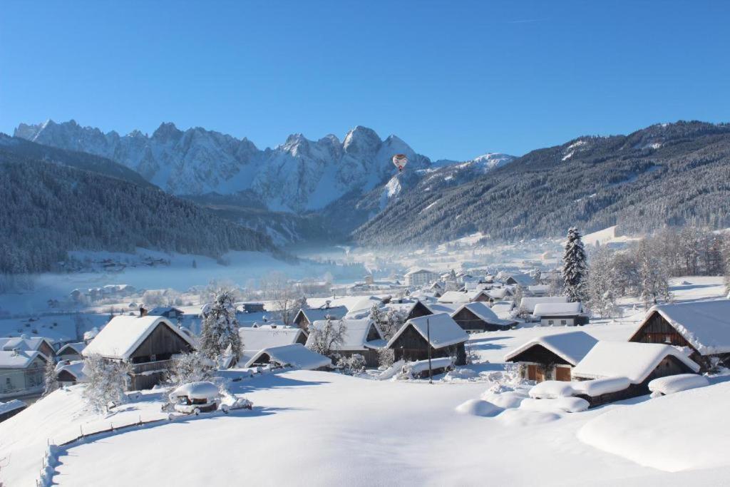 Das Almsternderl - Gemuetliche Wohnung In Gosau Luaran gambar